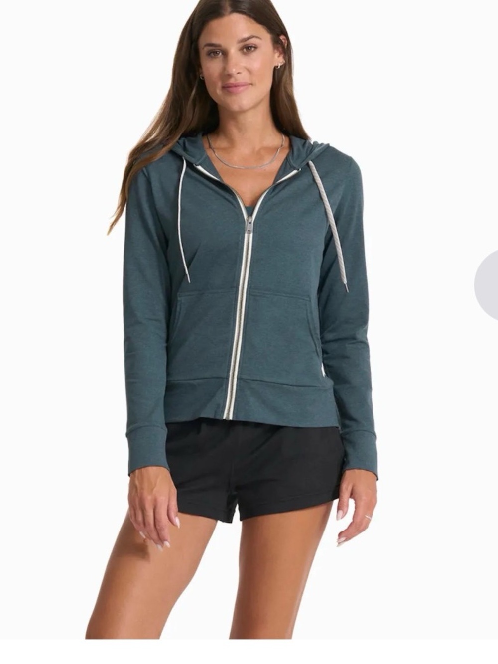 NWOT: WOMEN'S HALO PERFORMANCE HOODIE 2.0 -Heathered Teal, various sizes